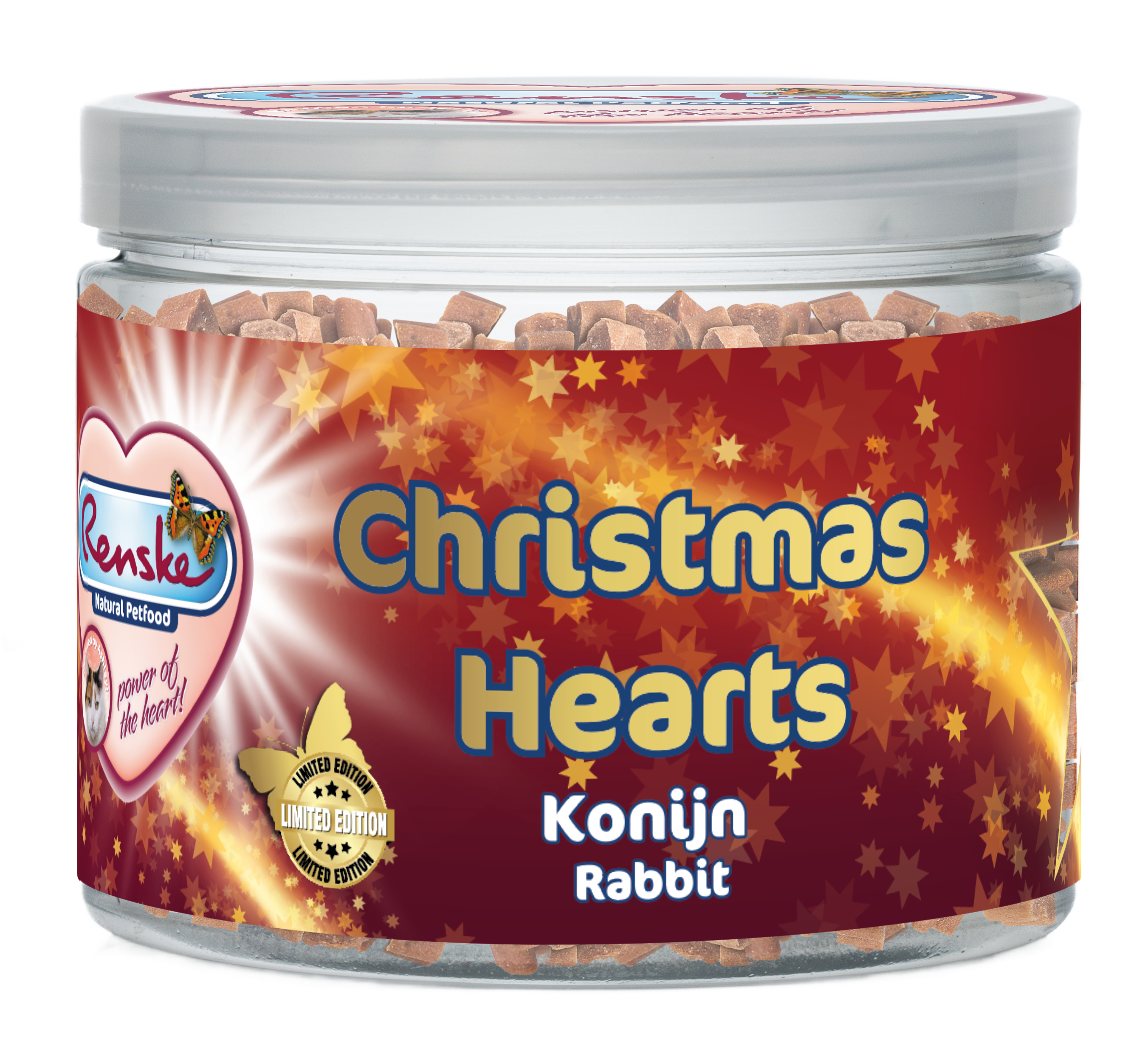 Kat Kerst mini hartjes_