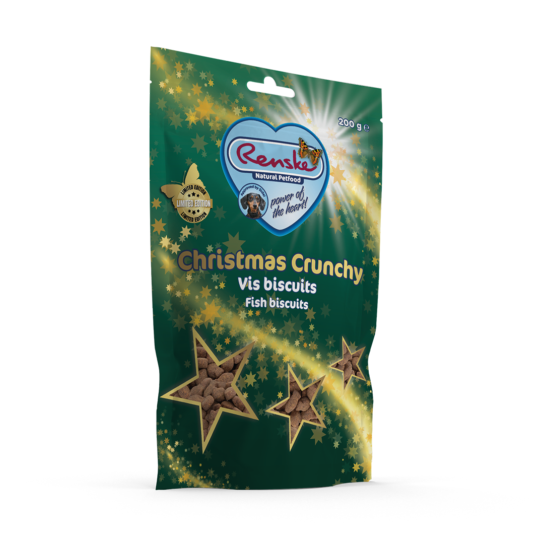 Kerst Crunchy vis groen rechts