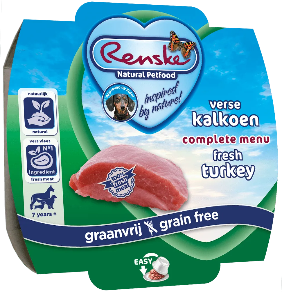 Renske Fresh Senior Turkey 100g - Grain free-min