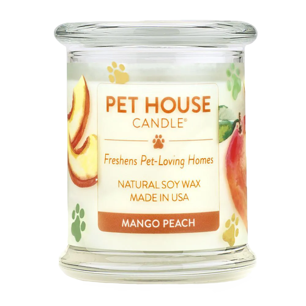 Renske Pet House Candle Mango Peach