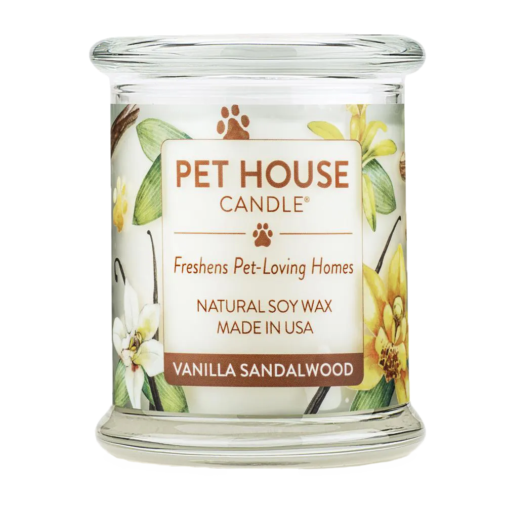 Renske Pet House Candle Vanilla Sandalwood
