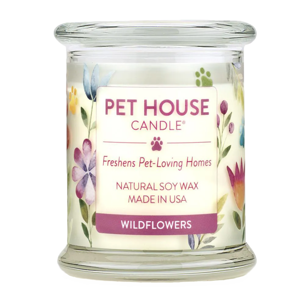 Renske Pet House Candle Wildflowers_