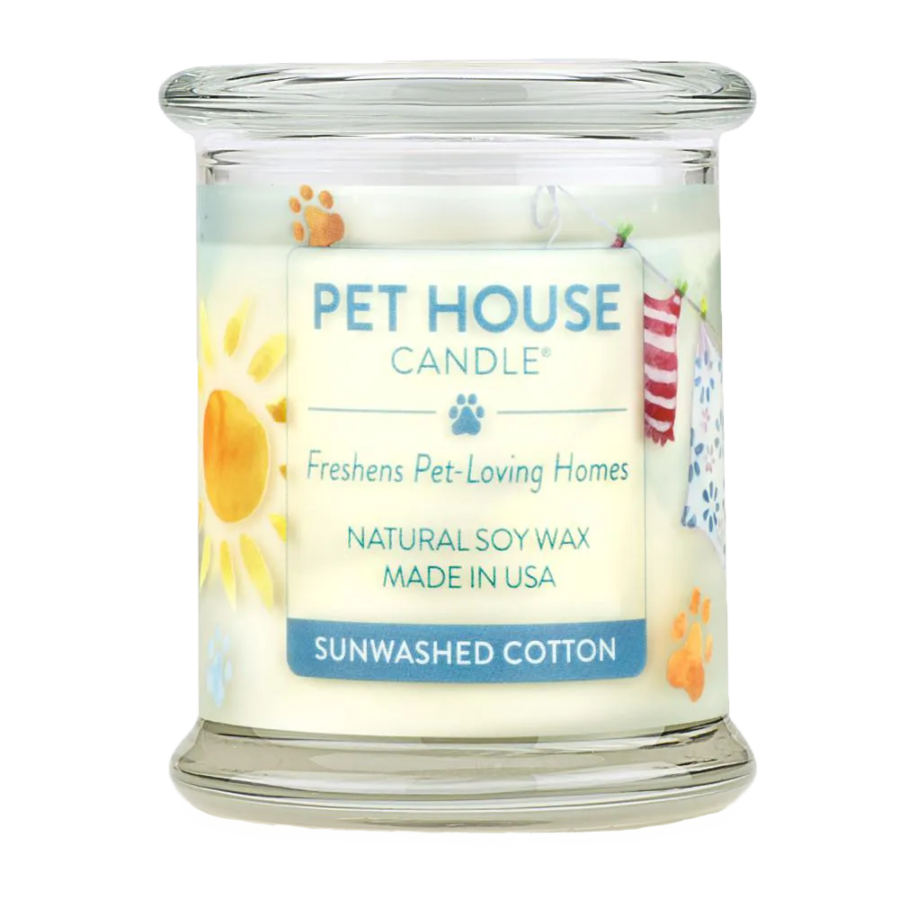 Renske Pet House Candles Sunwashed Cotton